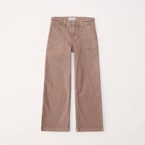 Abercrombie Girls High Rise Wide Leg Pants/Jeans
